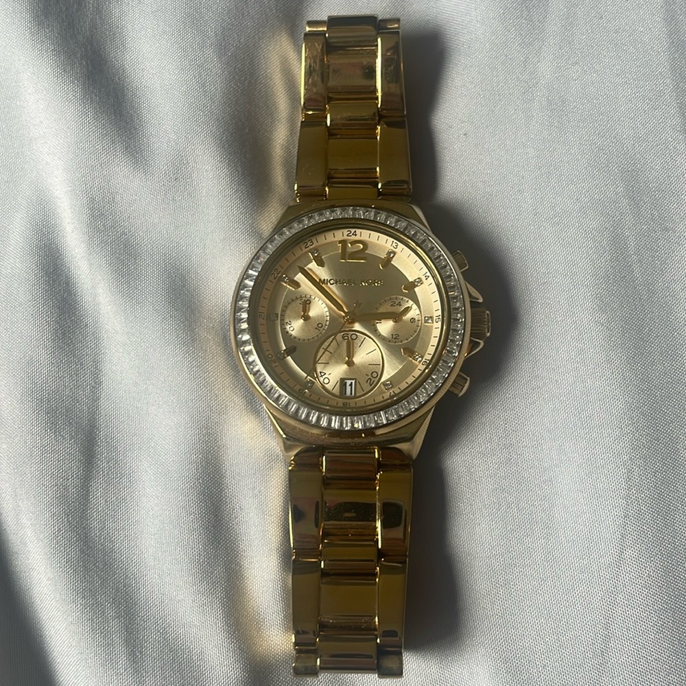 Gold Michael Kors watch
